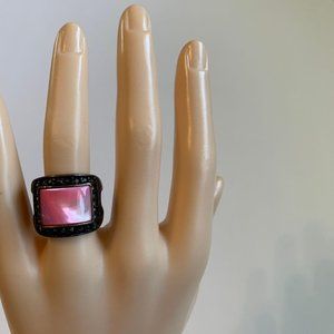 Lia Sophia Dyed Mother Of Pearl Ring Size 6.5